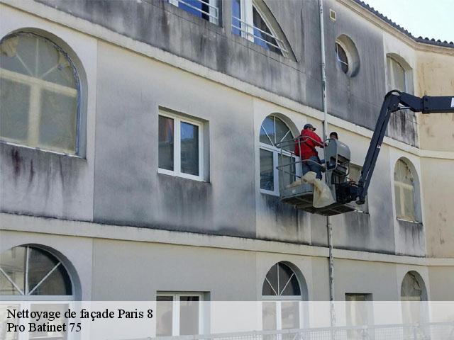 Nettoyage de façade  paris-8-75008 Pro Batinet 75